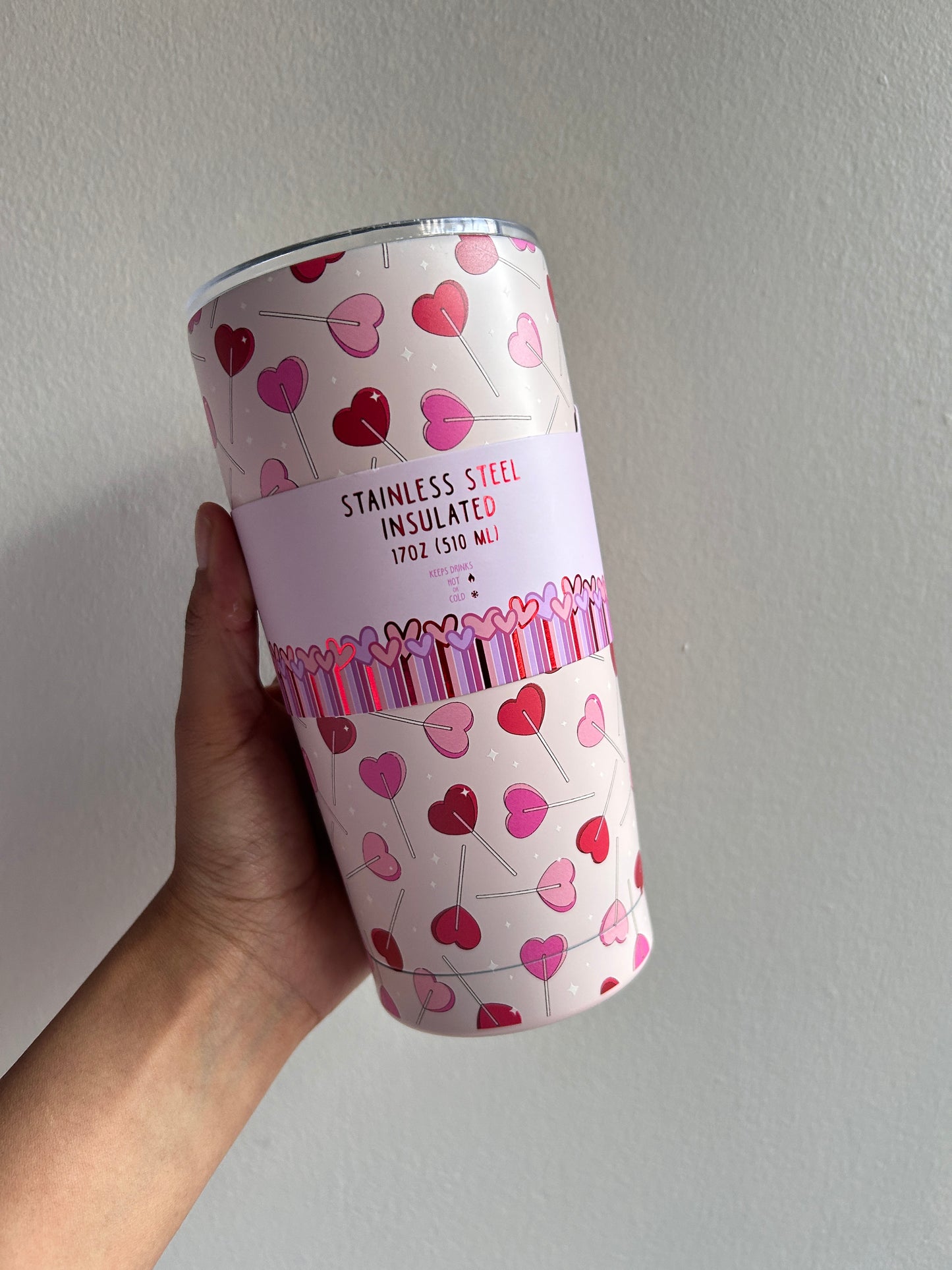 Termo Paletas de Corazón