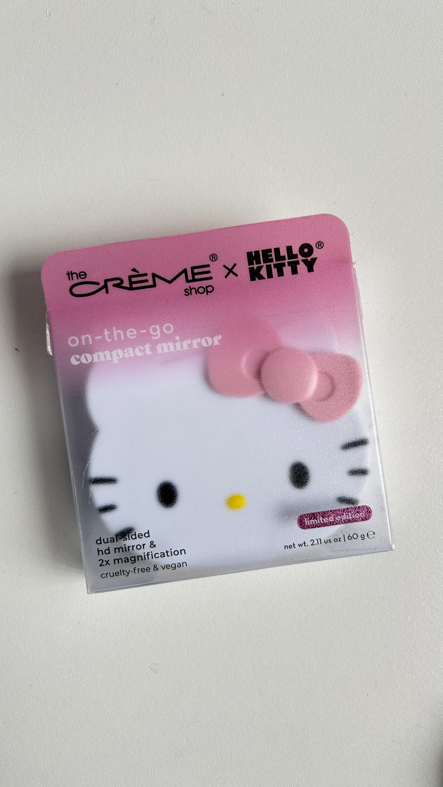 Espejo Hello Kitty Moño Rosa