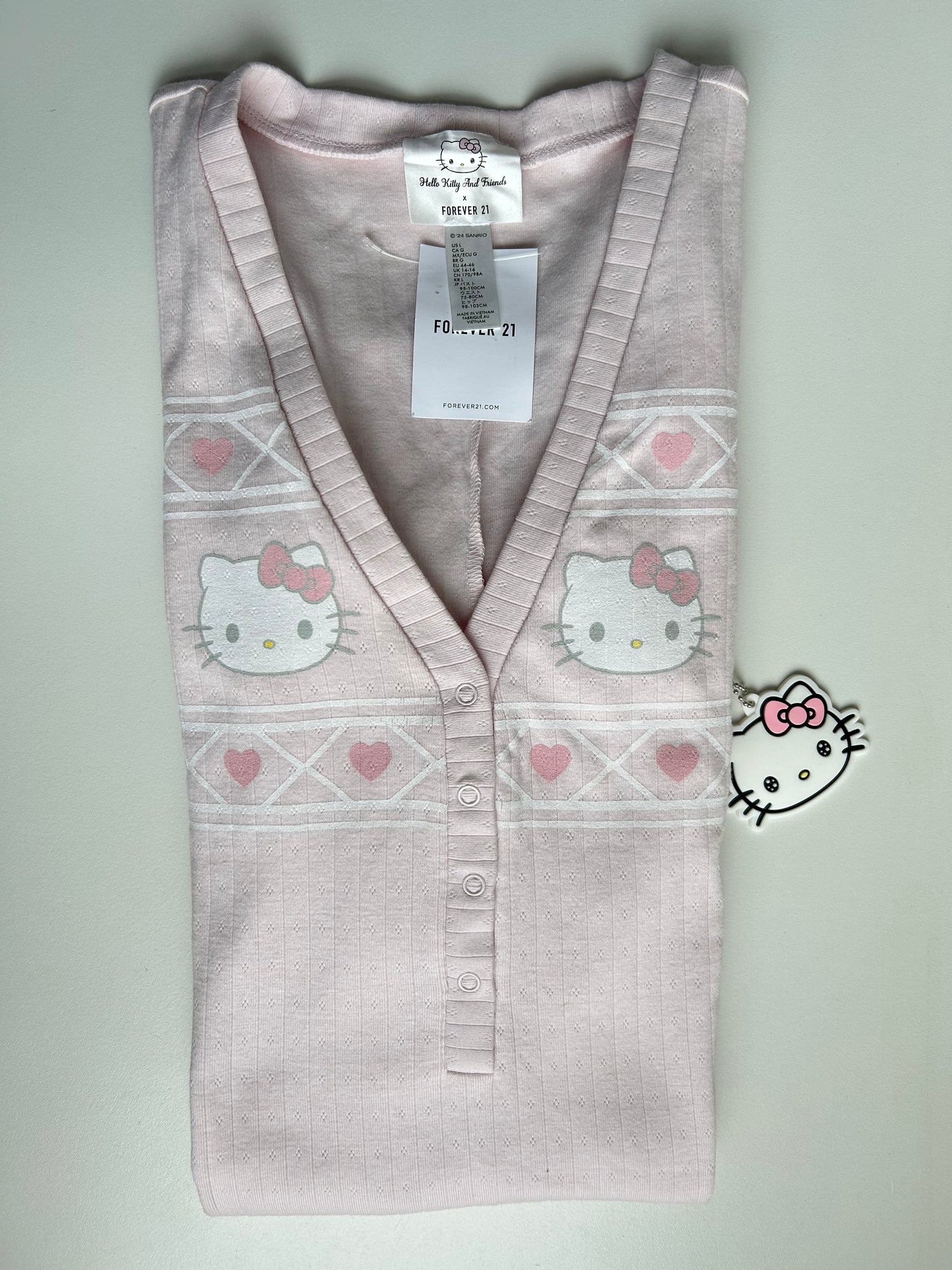 Hello Kitty Pajama Jumpsuit Forever 21