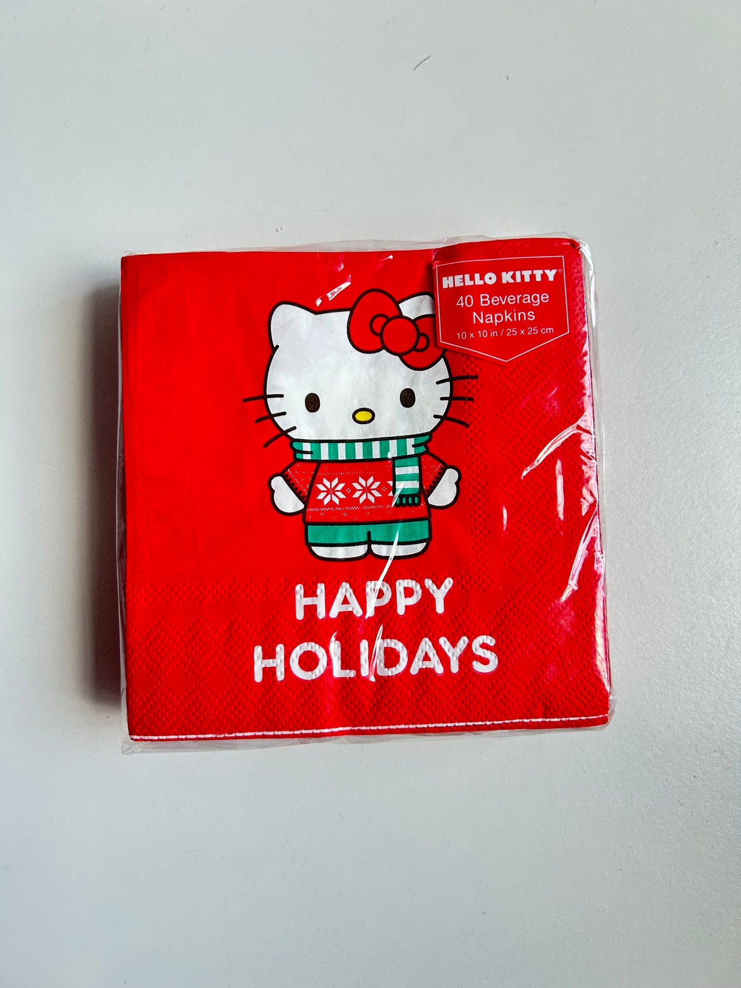 Servilletas Desechables Hello Kitty Navidad