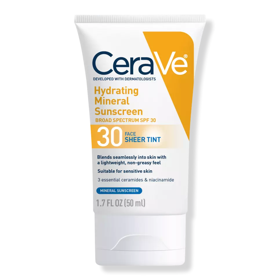 Hydrating Mineral Sunscreen Face Lotion with Sheer Tint SPF 30