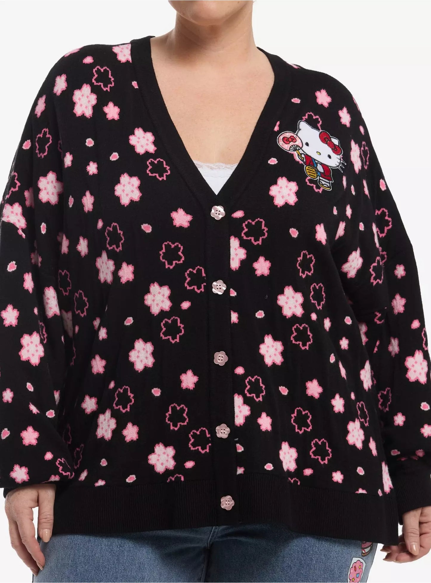 Suéter Hello Kitty Cherry Blossom Talla Plus ***Preoden***