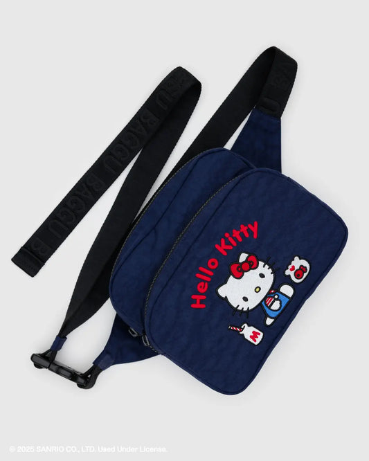 Fanny Pack Embroidered Hello Kitty Milkshake Baggu ***Preorden***