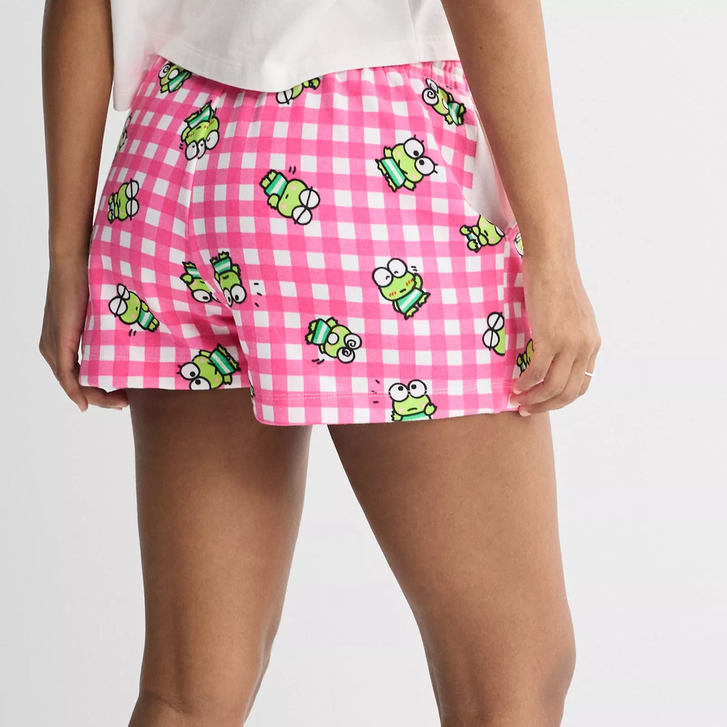 Short Keroppi Cuadros Rosas ***Preorden***