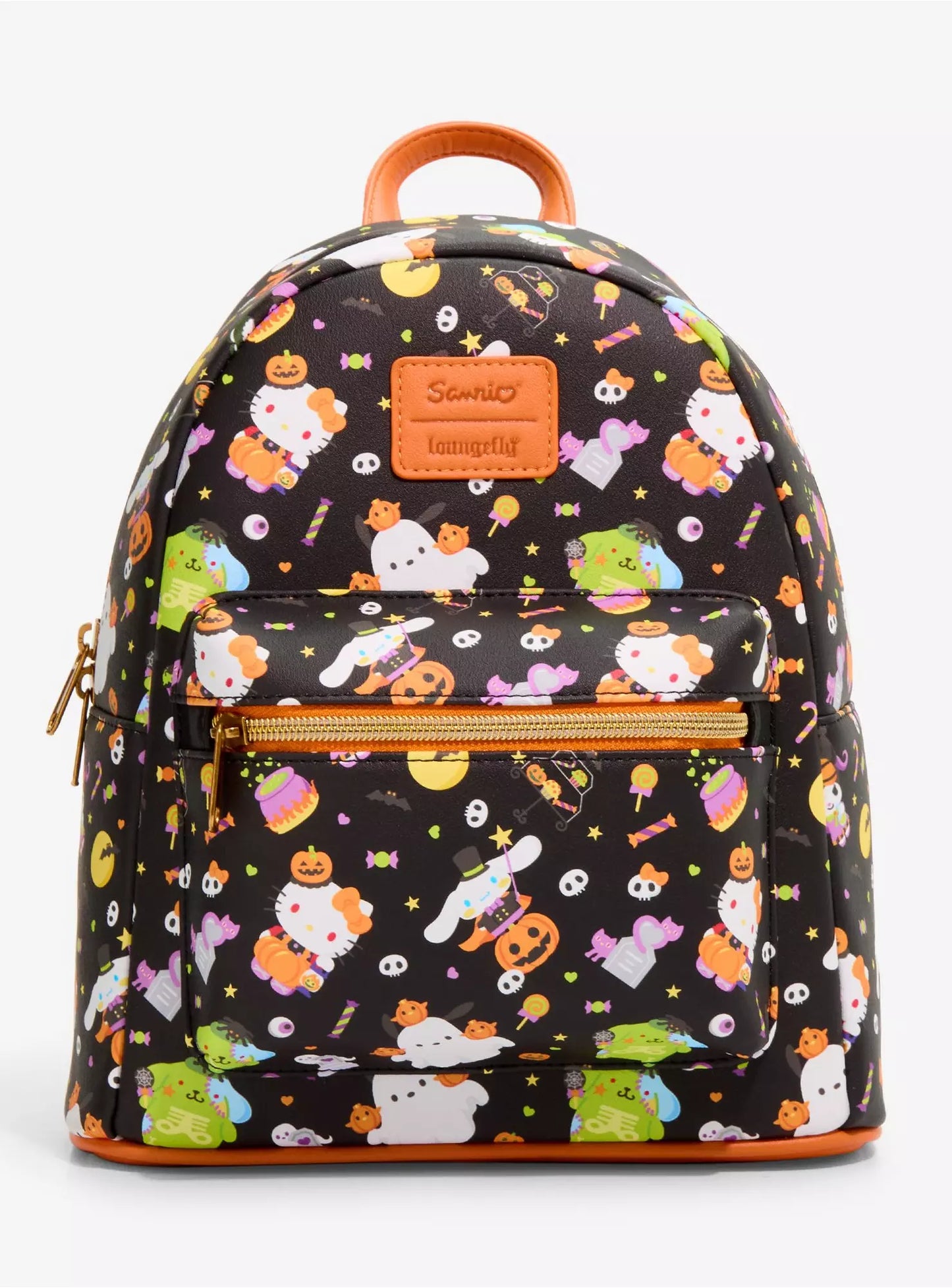 Mini Backpack Loungefly Sanrio Halloween Dulces ***Preorden 7 Agosto 2026***