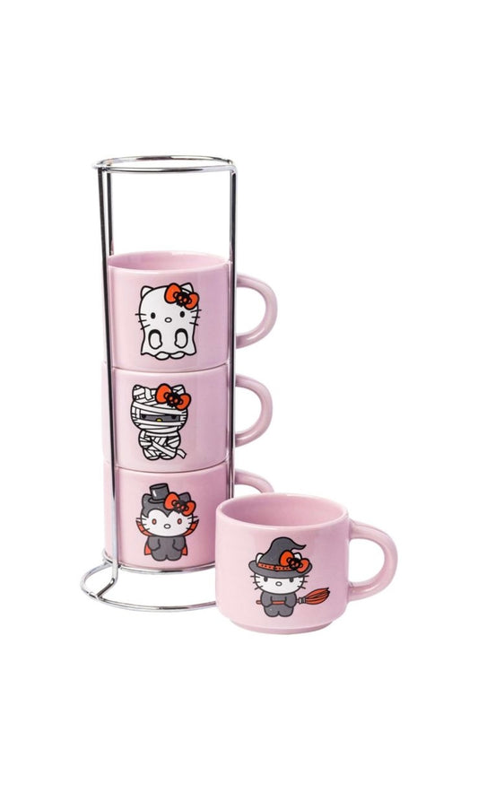 Set De 4 Tazas Hello Kitty Disfraces Halloween ***Preorden***