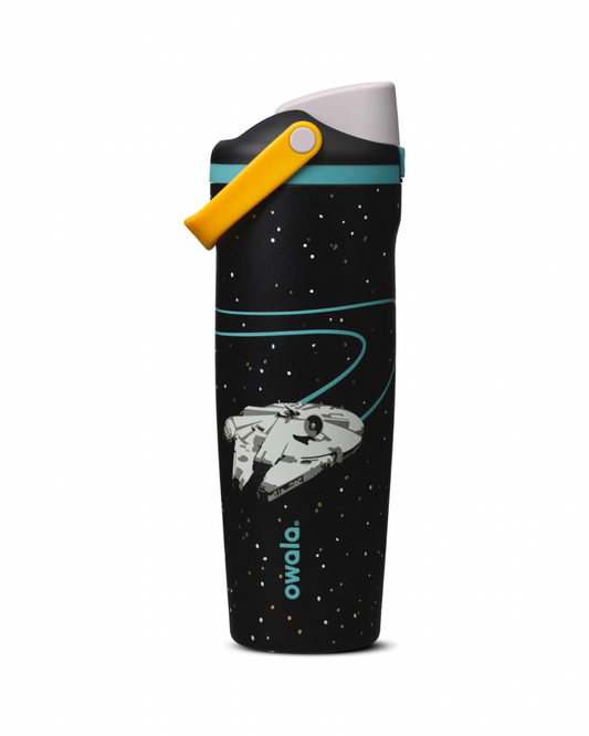 Owala Star Wars FreeSip Sway 30 oz Millennium Falcon Brilla En La Oscuridad ***Preorden 18 de Mayo***