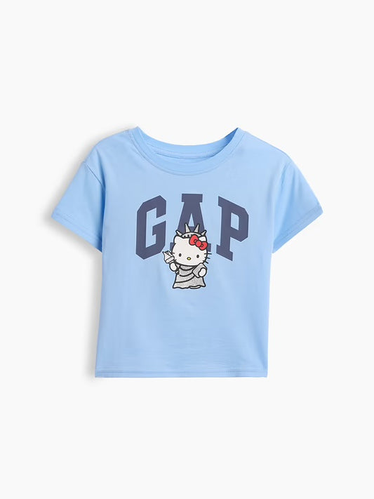 Playera GAP Bebé Hello Kitty Estatua de la Libertad ***Preorden***