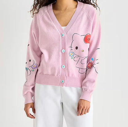 Suéter Hello Kitty Y Sus Amigos Rosa ***Preorden***