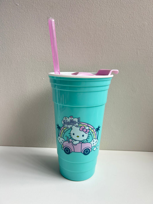 Vaso Hello Kitty con Popote