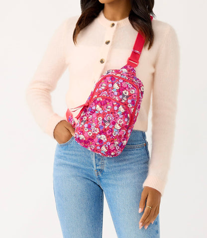Crossbody Bag Cruzada Hello Kitty Y Sus Amigos Vera Bradley Flores ***Preorden***