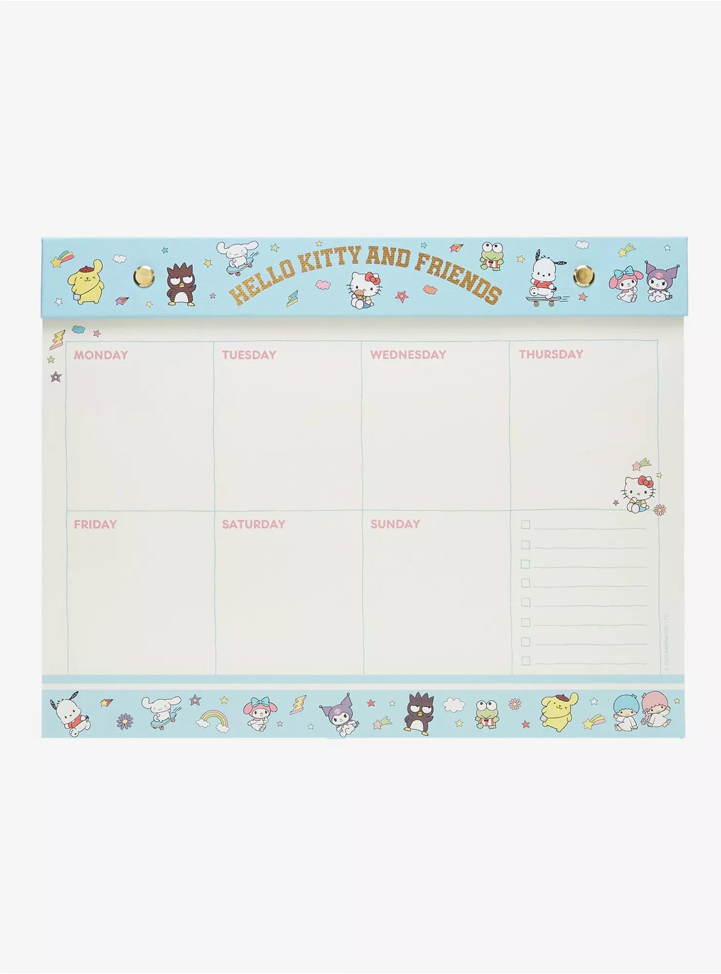 Planner de Escritorio Hello Kitty y Sus Amigos ***Preorden***