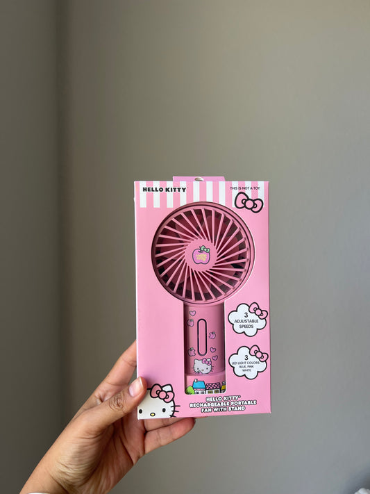 Ventilador Hello Kitty Rosita ***Preorden***
