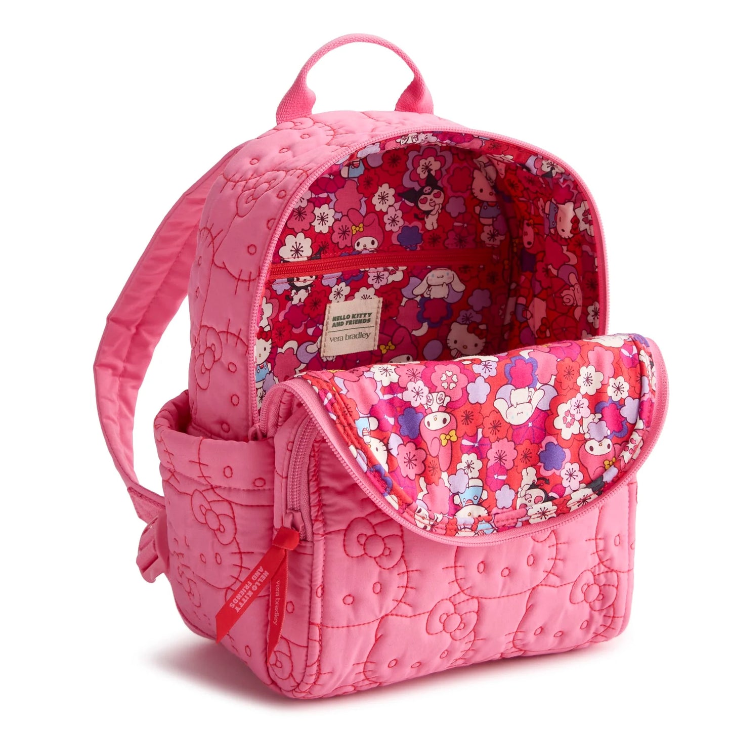 Mochila Pequeña Hello Kitty Vera Bradley Caritas Rosa ***Preorden***