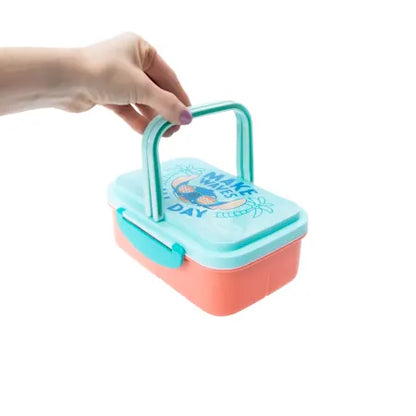 Contenedor De Alimentos Con Cubiertos Stitch ***Preorden***