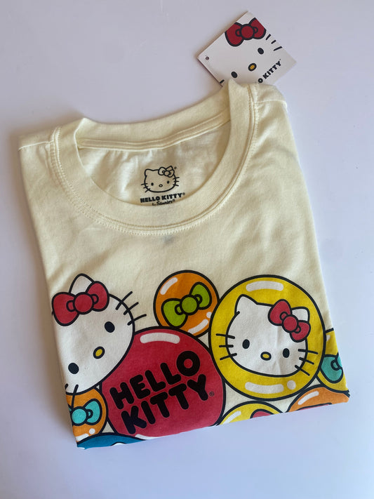 Playera Hello Kitty Globos