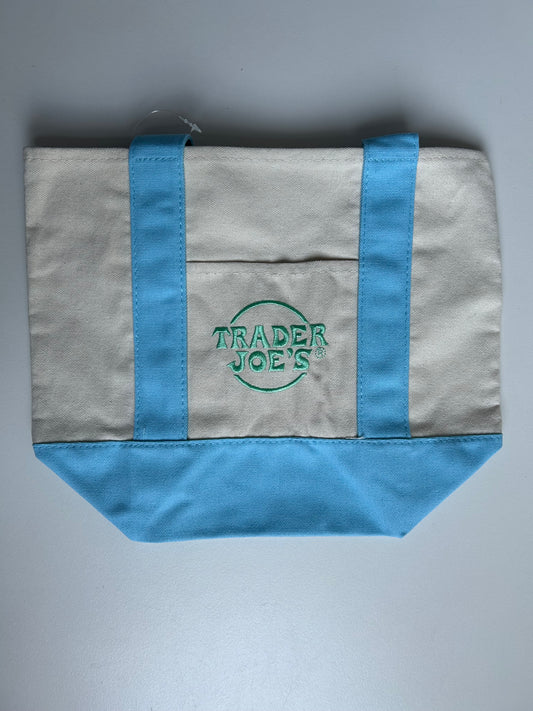 Mini Tote Bag Trader Joe’s Azul