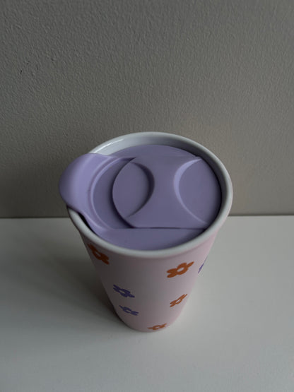 Vaso Con Tapa De Cerámica