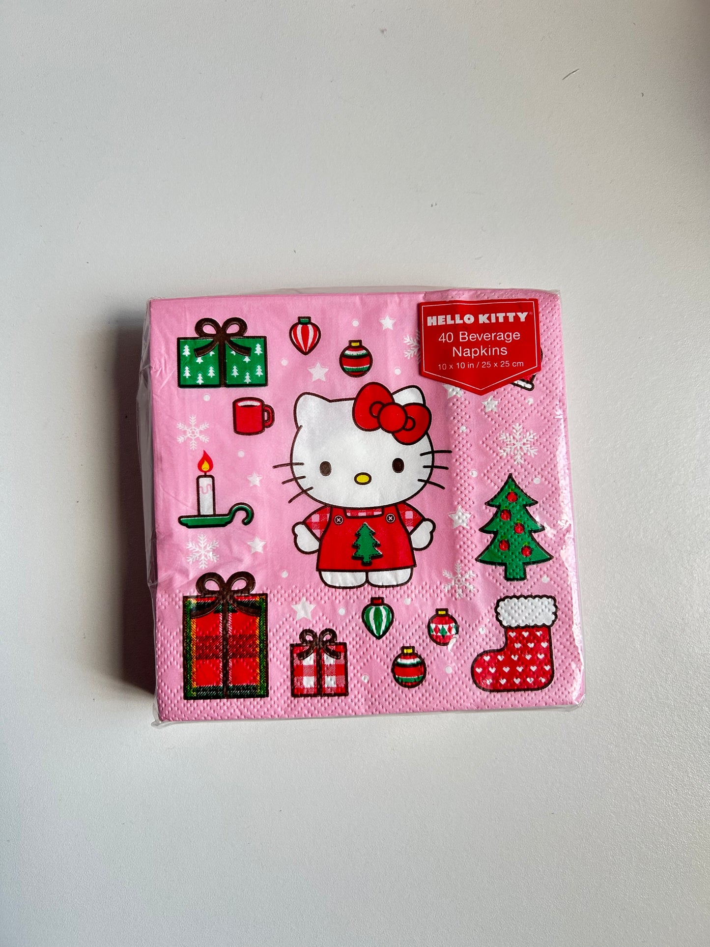 Servilletas Desechables Hello Kitty Navidad
