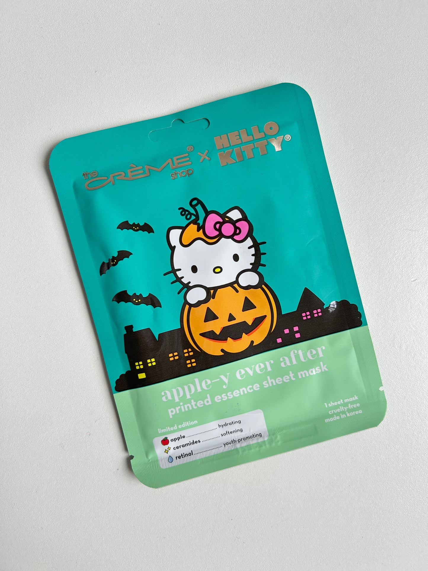 Mascarilla Edición Hello Kitty Halloween The crème shop