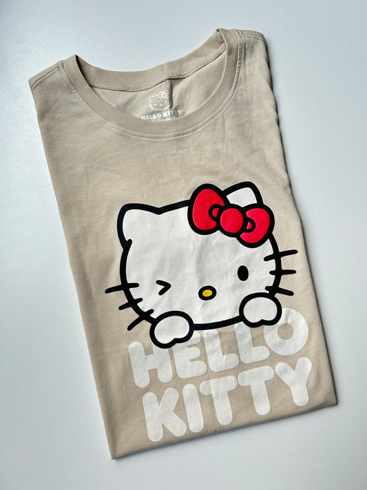 Playera Hello Kitty Beige