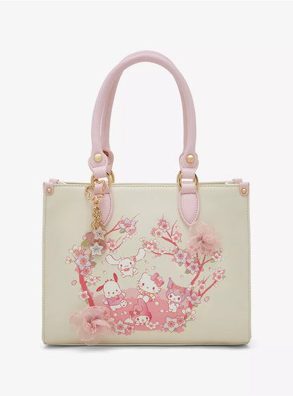 Crossbody Bag Hello Kitty y Sus Amigos Cherry Blossom ***Preorden***