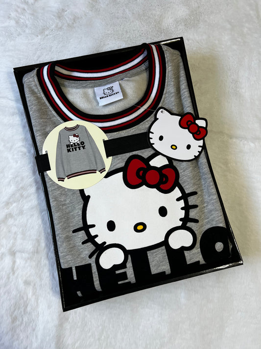 Sudadera Hello Kitty Gris