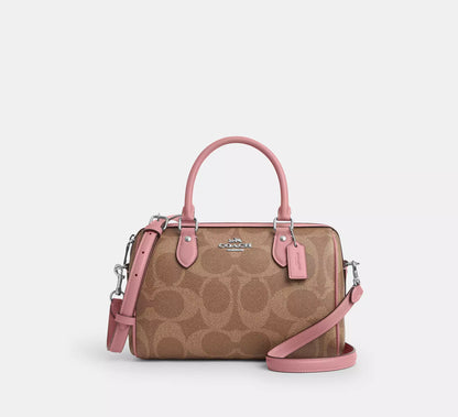 Rowan Satchel Bag Coach Dusty Pink ***Preorden***