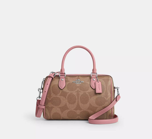 Rowan Satchel Bag Coach Dusty Pink ***Preorden***