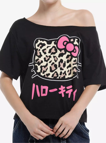 Playera Hello Kitty Animal Print ***Preorden***