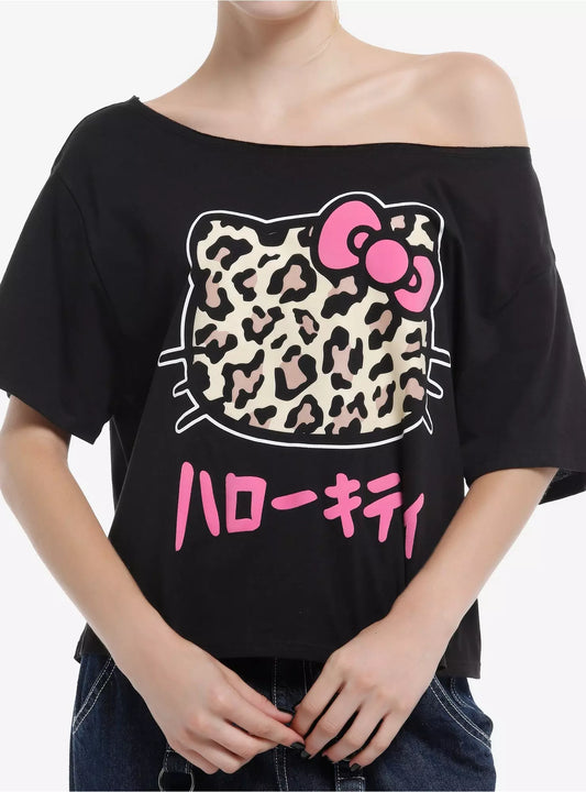 Playera Hello Kitty Animal Print ***Preorden***