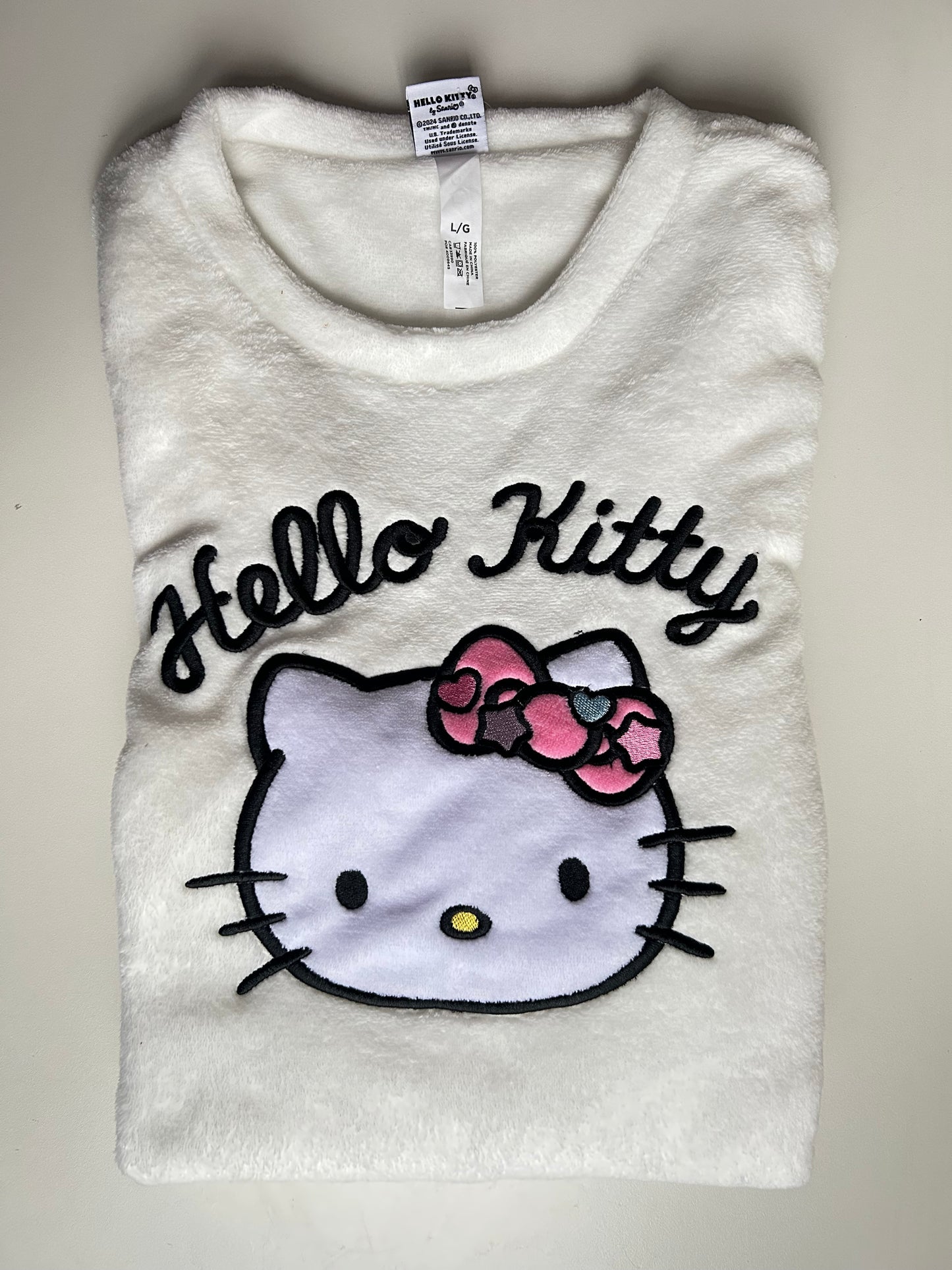 Sudadera Pijama Hello Kitty Sweet Christmas Talla L ***Preorden***