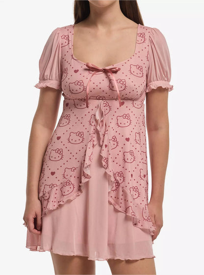Vestido Babydoll  Hello Kitty ***Preorden***
