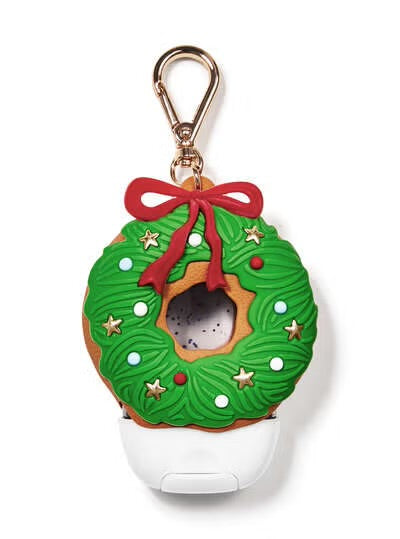 Holder Para Gel Antibacterial Bath & Body Works Corona Navideña ***Preorden***