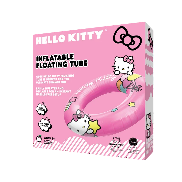 Aro Flotador Diametro 60 cm Aprox   Hello Kitty ***Preorden***