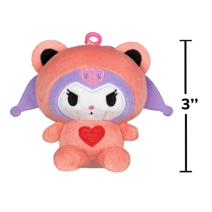 Peluche Llavero Clip-on Kuromi Osito ***Preorden***