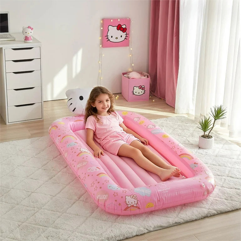 Cama Inflale Hello Kitty Arcoíris ***Preorden***