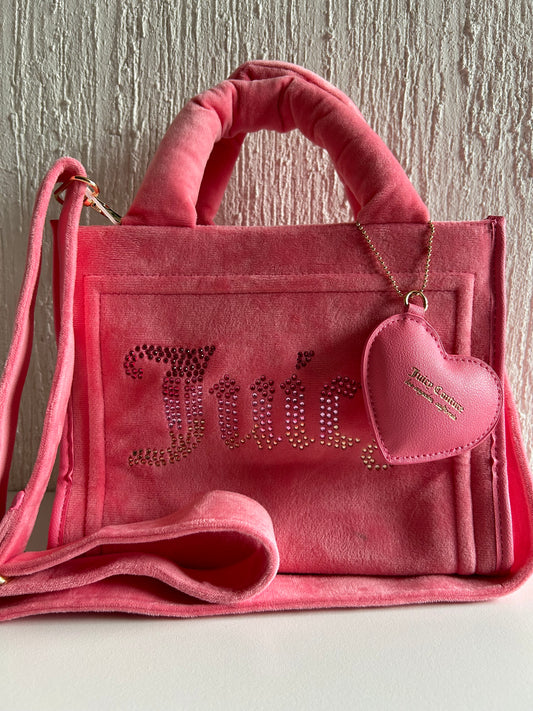 Tote Bag Juicy Couture Terciopelo Rosa