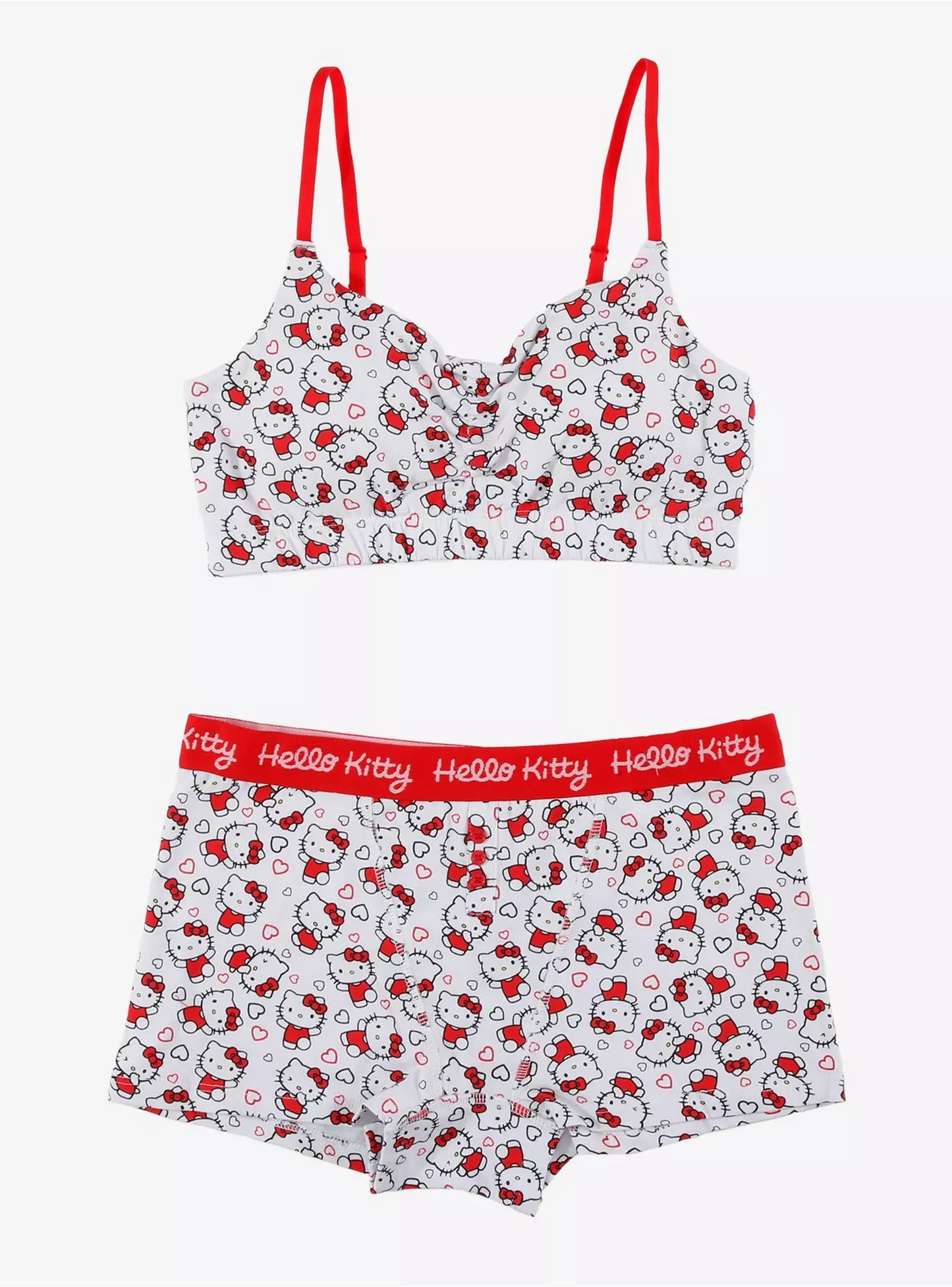 Set de Boxer y Top Hello Kitty Corazones ***Preorden***