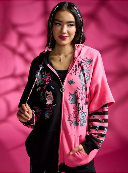 Sudadera Hello Kitty Y Sus Amigos Halloween ***Preorden***