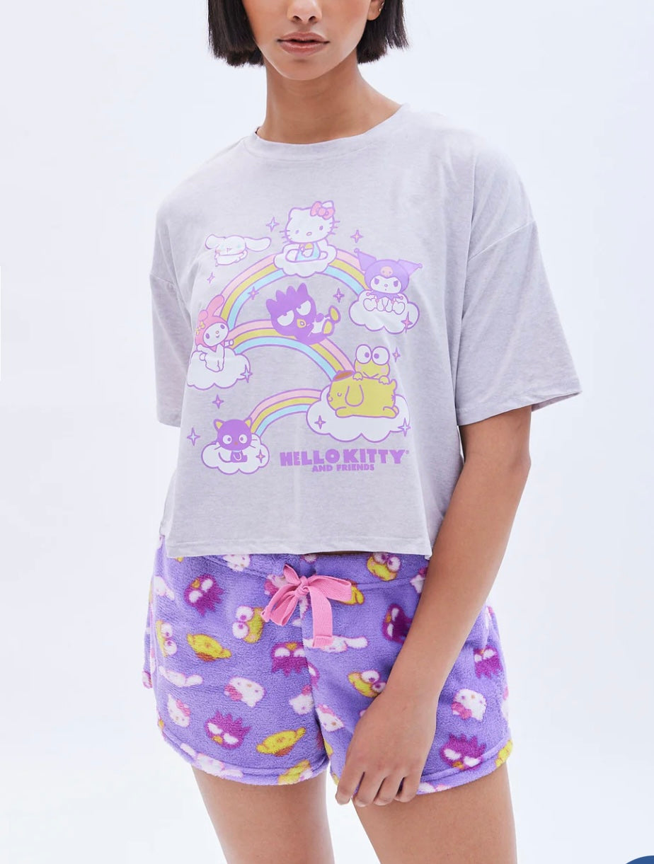 Sanrio Pajama Short Set  Importada de Canada (Licencia Sanrio USA)