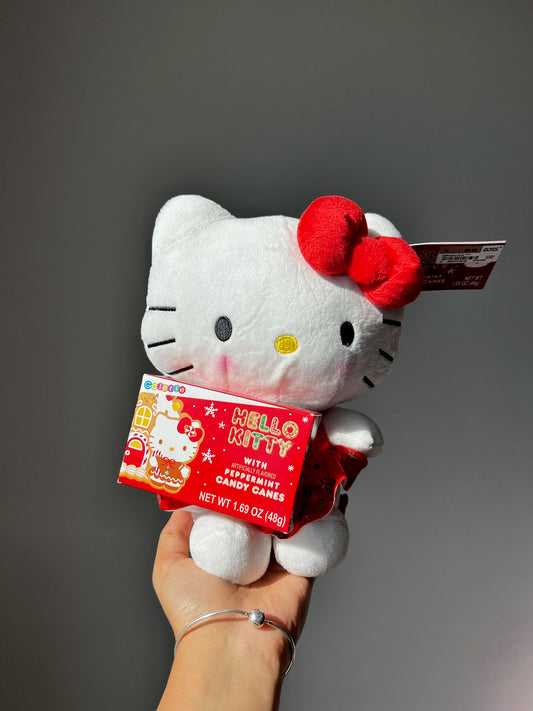 Hello Kitty Plush Con Cajita De Dulces