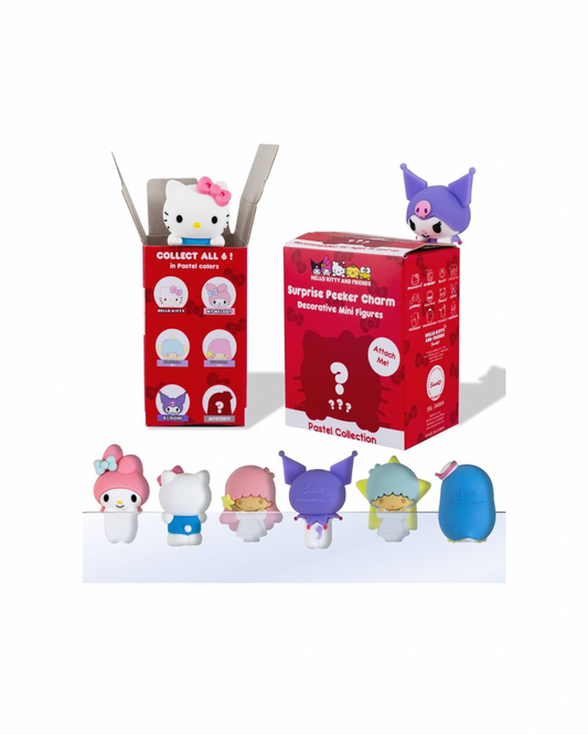 Mini Figurita Adhesiva Sorpresa Sonix X Sanrio ***Preorden***