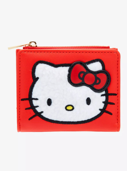 Hello Kitty Fuzzy Patch Mini Wallet ***Preorden***