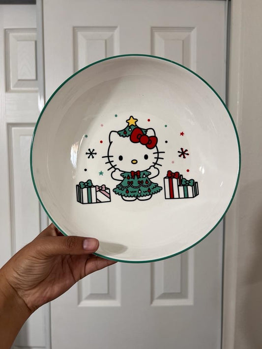 Plato Bowl Hello Kitty Navidad