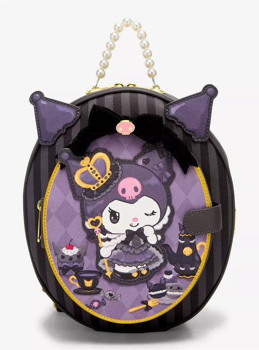 Mini Mochila Royal Tea Loungefly 20 Aniversario De Kuromi ***Preorden Finales de Octubre ***