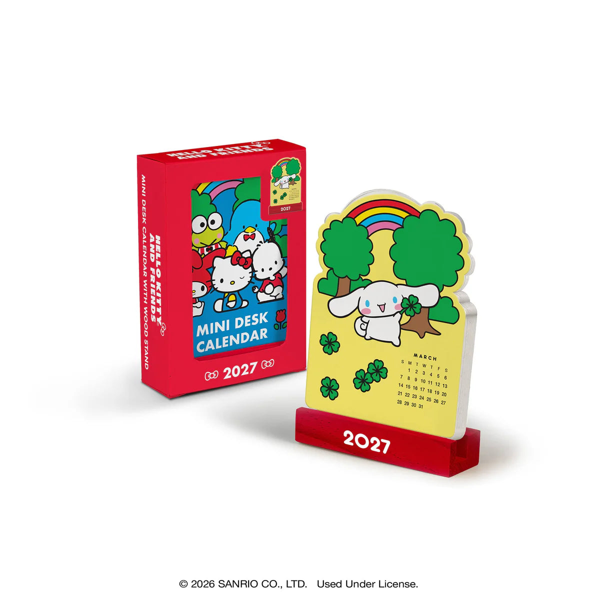 Calendario De Escritorio 2027 Sanrio Retro ***Preorden***