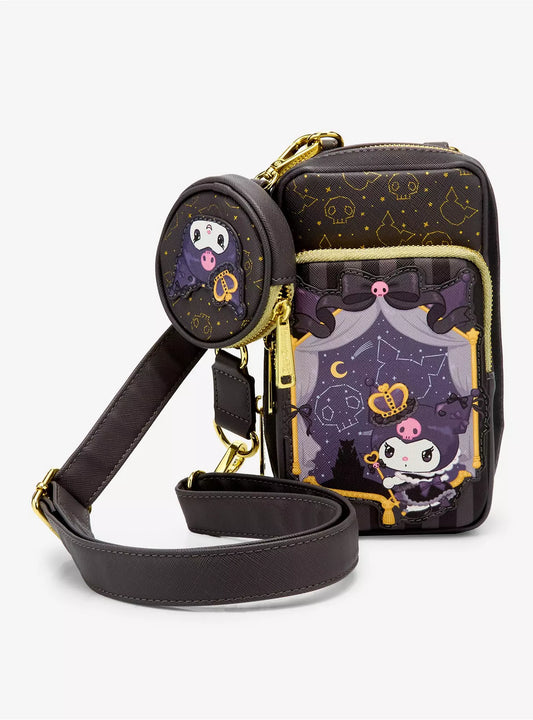 Mini Crossbody Bag Royal 20 Aniversario Tea Loungefly Kuromi 20 Aniversario ***Preorden Finales de Octubre ***