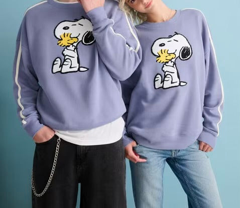 Crew Sweatshirt Snoopy & Woodsock Western Aeropostale ***Preorden***