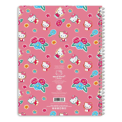 Libreta De Espiral Studio Oh! Hello kitty Rosas ***Preorden***